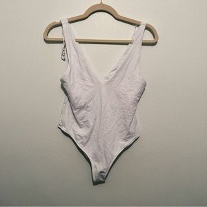 Zara white skims-like bodysuit